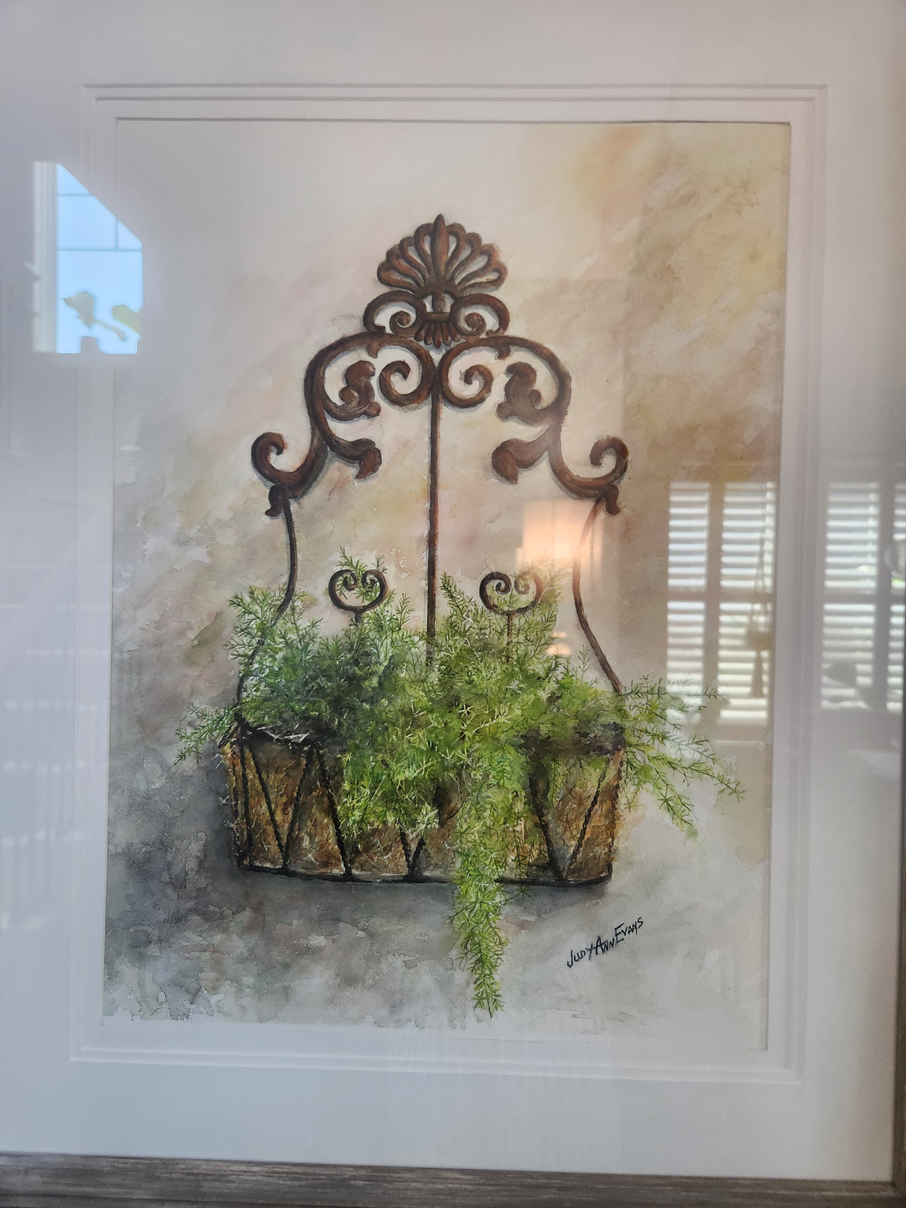 Iron Sconce, Ferns